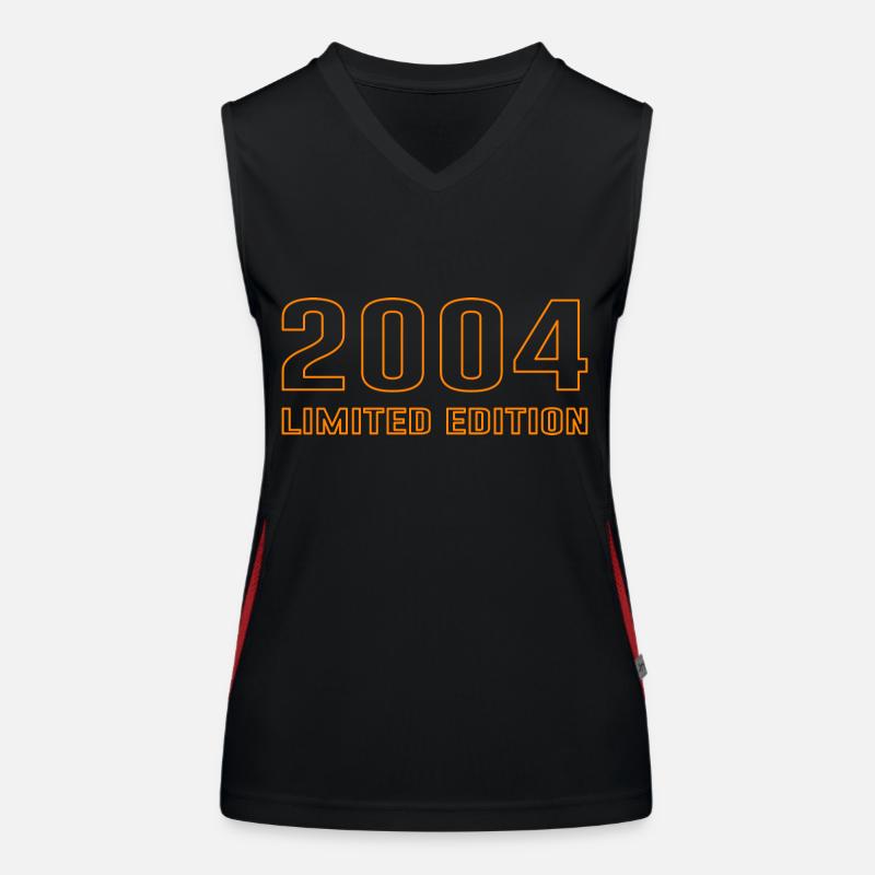 2004 Édition limitée 18e anniversaire Débardeur respirant contrasté Femme