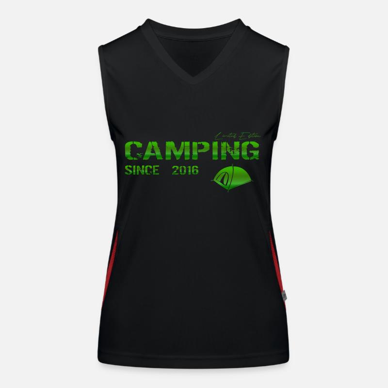 Camping 2016 Geschenk Funktionelles Kontrast-Tank Top für Frauen