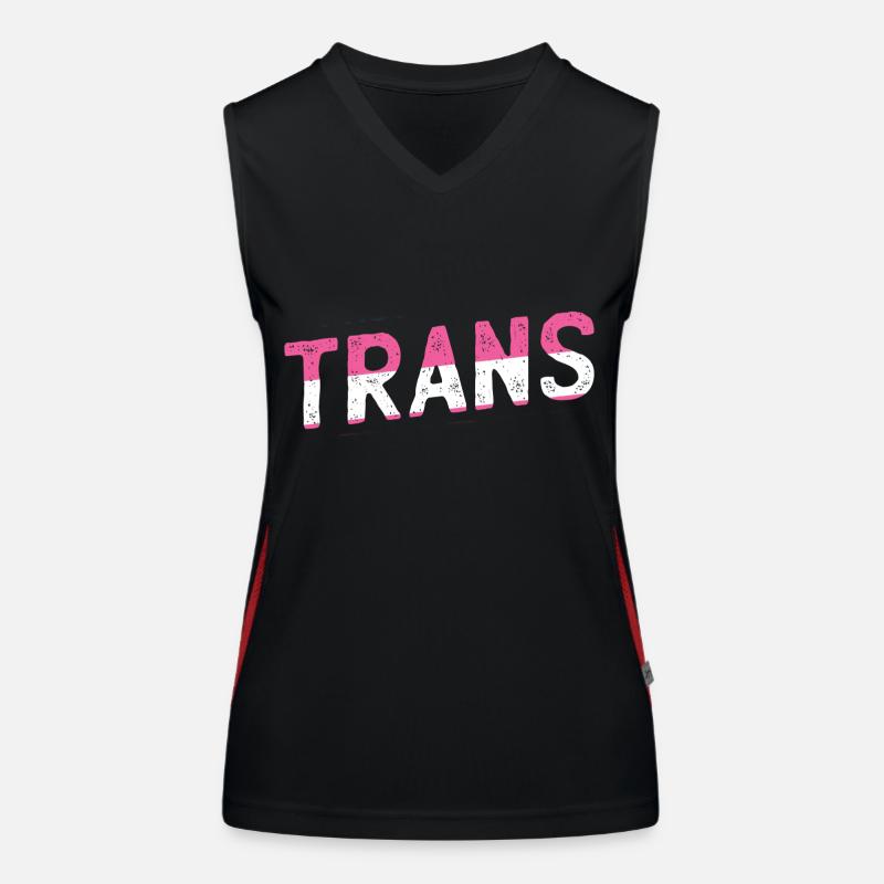 Trans Débardeur respirant contrasté Femme