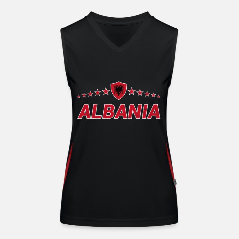 Albania Women's Functional Contrast Tank Top