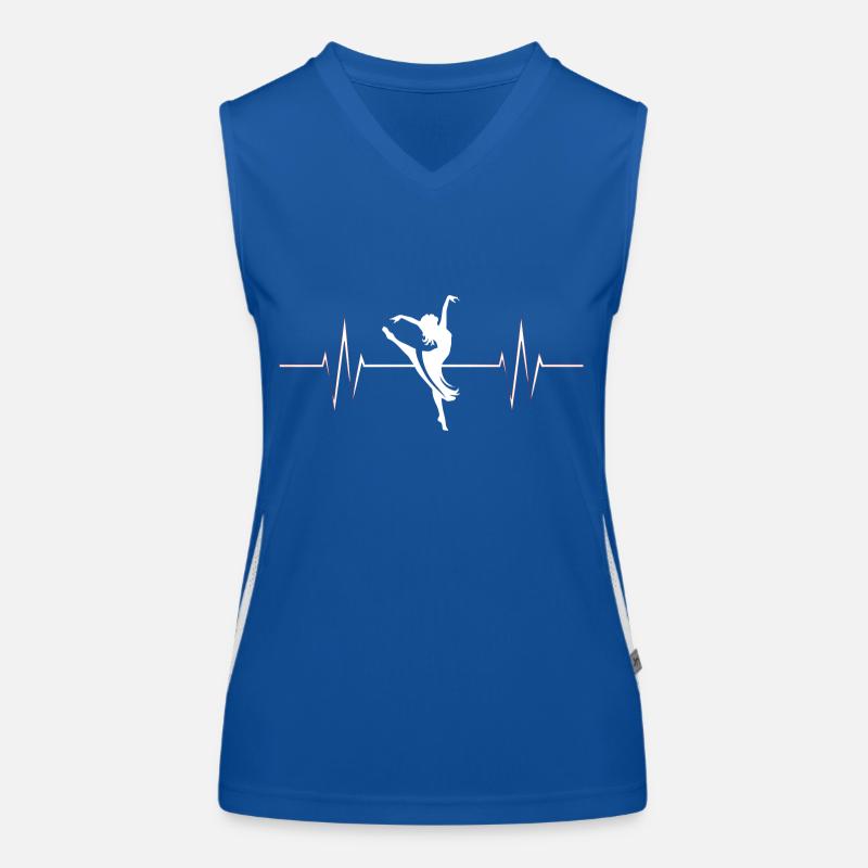 Cadeau de danse Zouk Débardeur respirant contrasté Femme