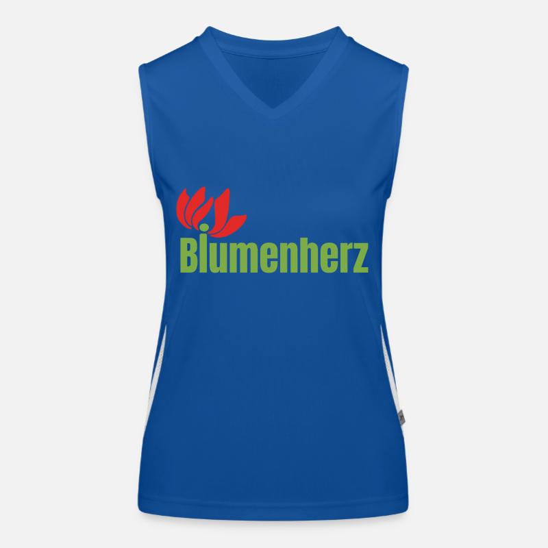 Final Logo Blumen Funktionelles Kontrast-Tank Top für Frauen