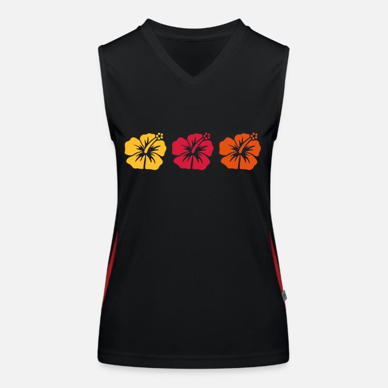 Hibiscus Débardeur respirant contrasté Femme