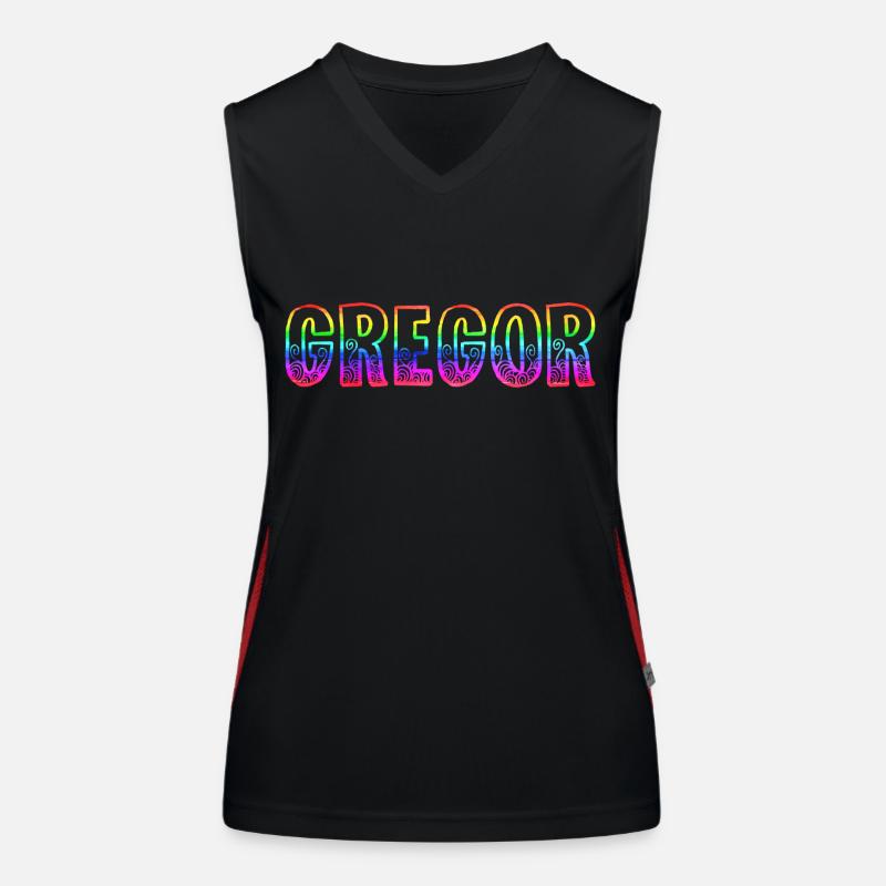 gregor rs rainbow Women's Functional Contrast Tank Top