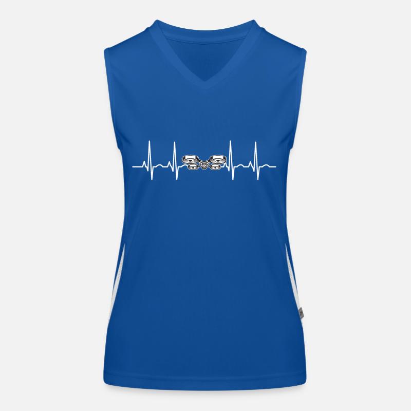 Heartbeat Drone Drones Women's Functional Contrast Tank Top