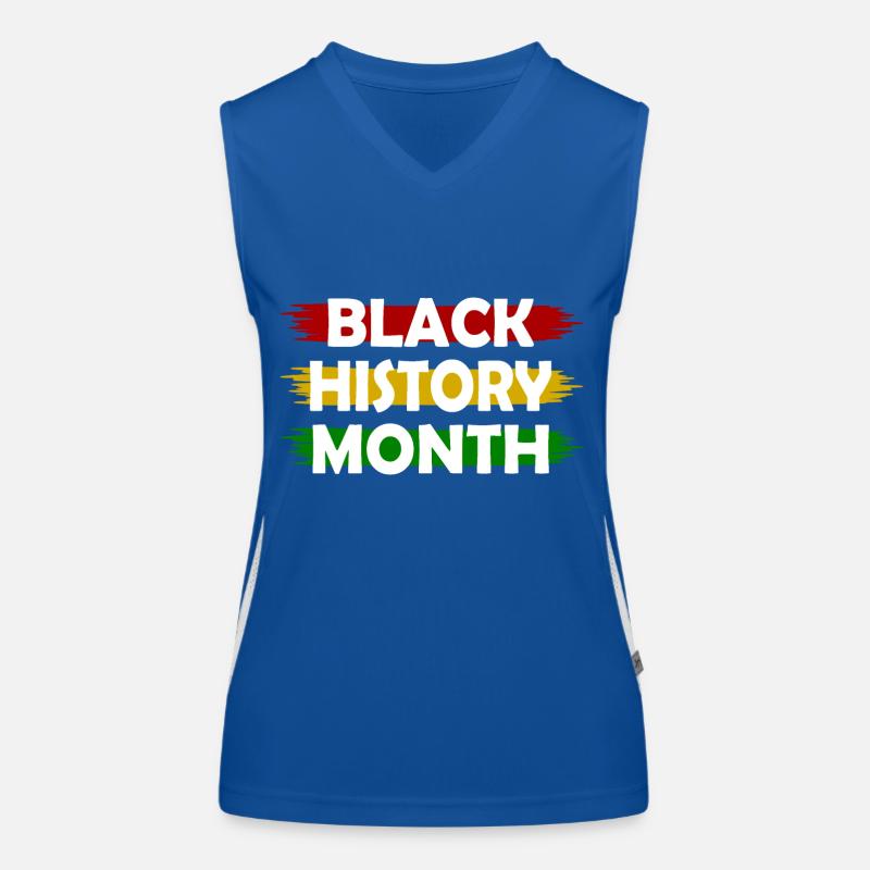 Black history month Funktionelles Kontrast-Tank Top für Frauen