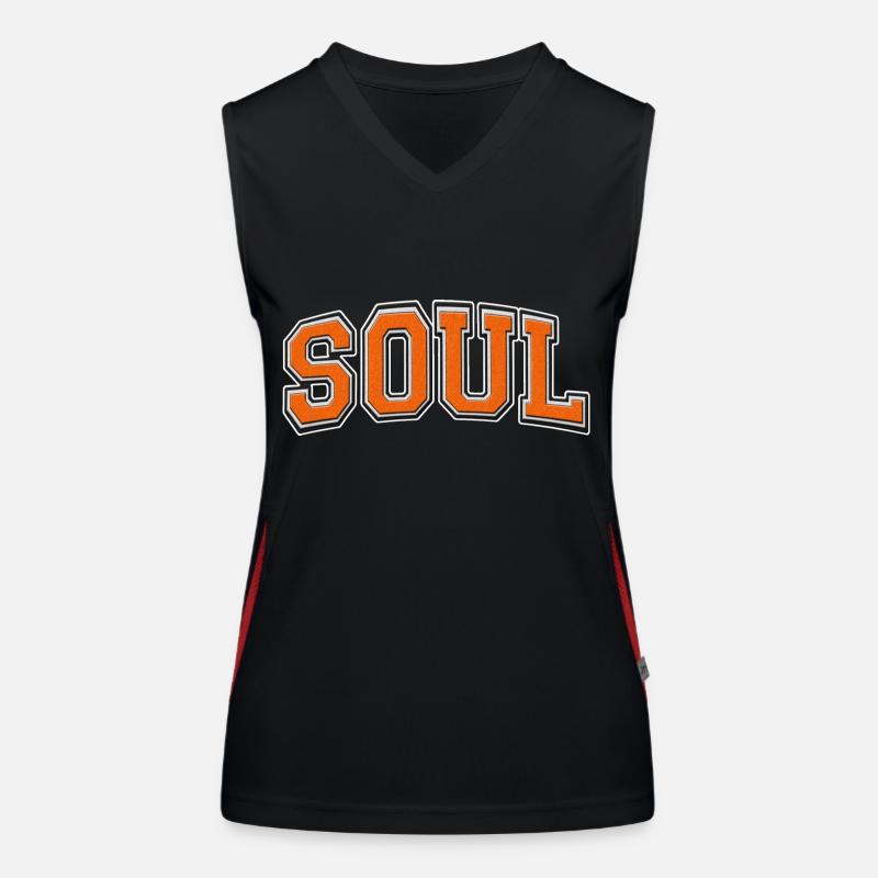 Soul Varsity Débardeur respirant contrasté Femme