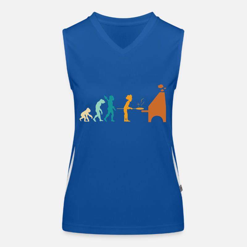 Evolution pizzaiolo bake pizza oven to pz Women's Functional Contrast Tank Top