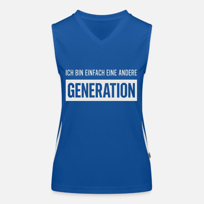 Ich bin einfach eine andere Generation Funktionelles Kontrast-Tank Top für Frauen