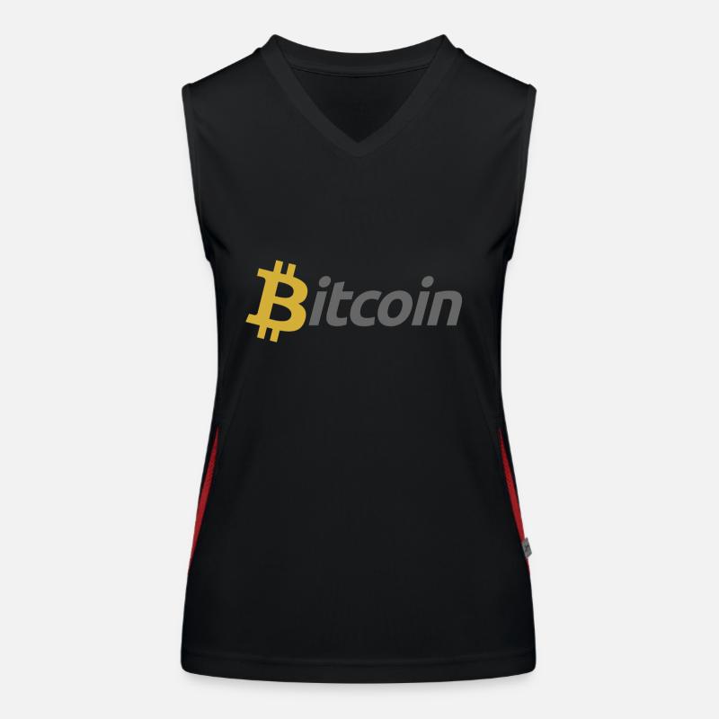 Bitcoin Débardeur respirant contrasté Femme