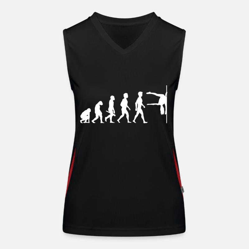 Evolution Poledance Pole Dancing Stange Tanzen Funktionelles Kontrast-Tank Top für Frauen