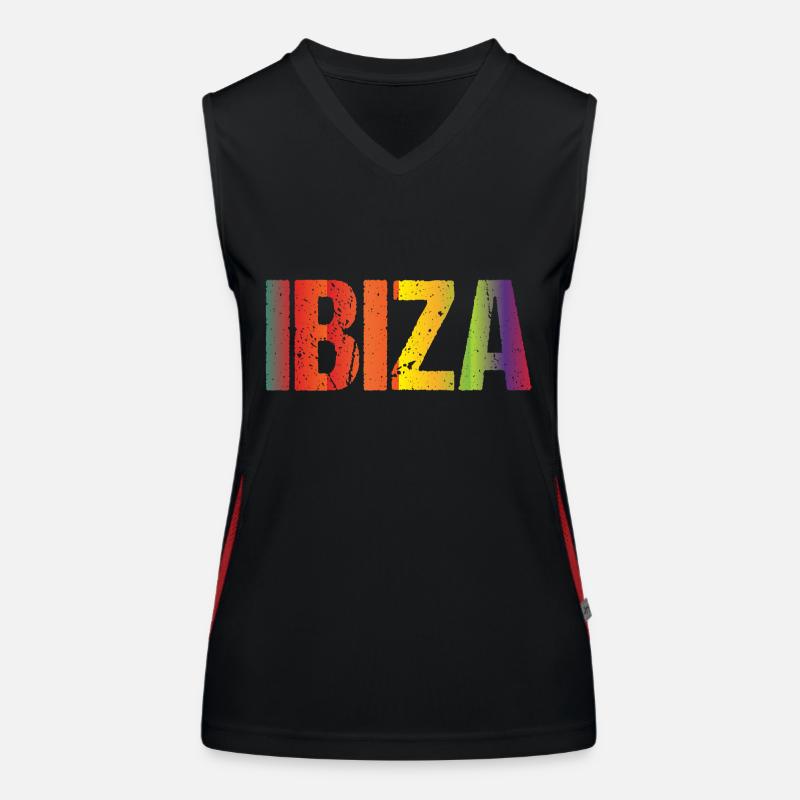 Retro Ibiza Love Women's Functional Contrast Tank Top