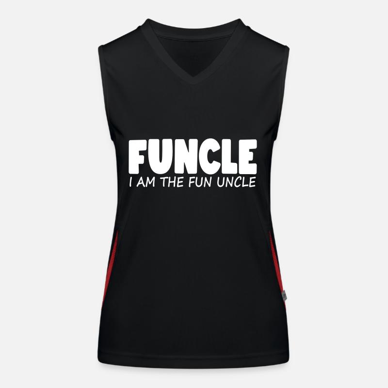 funcle spass onkel Funktionelles Kontrast-Tank Top für Frauen