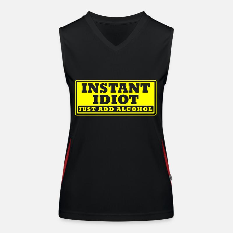 Sarcasm Funny Evil Office Humor Women's Functional Contrast Tank Top