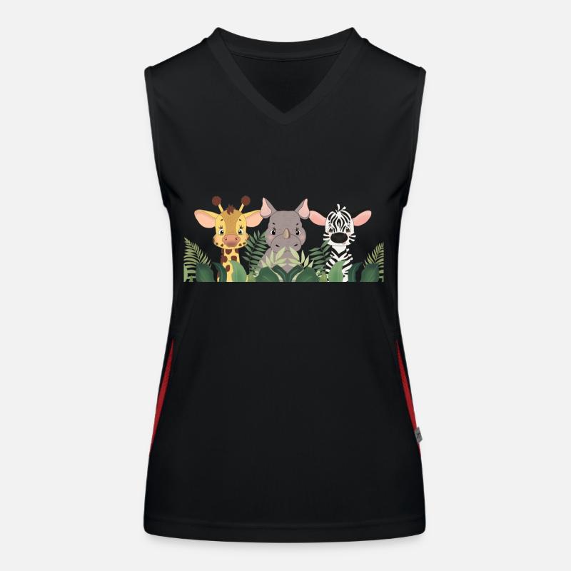 Faune Débardeur respirant contrasté Femme