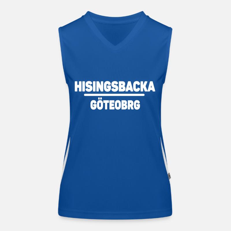 Hisingbacka Débardeur respirant contrasté Femme