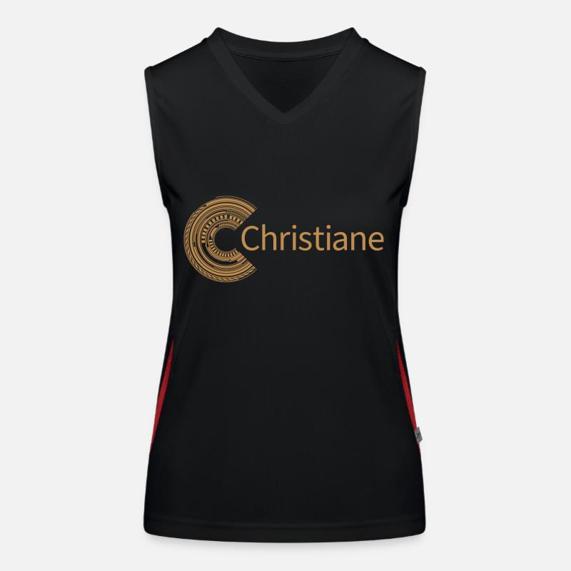 For Christiane Women's Functional Contrast Tank Top