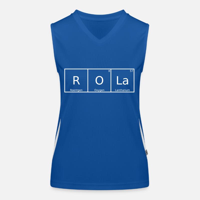 Rola Surname First name Chemistry Periodic Table Elements Women's Functional Contrast Tank Top