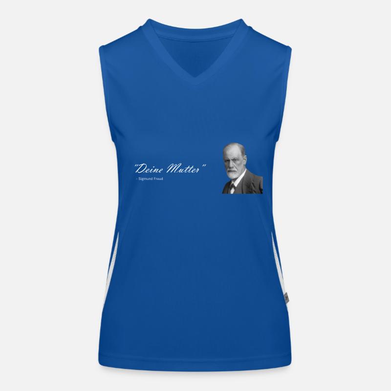 " Deine Mutter " Sigmund Freud Funktionelles Kontrast-Tank Top für Frauen