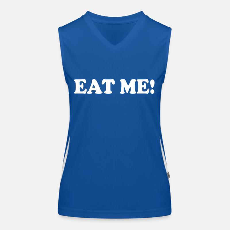 Eat me Women's Functional Contrast Tank Top
