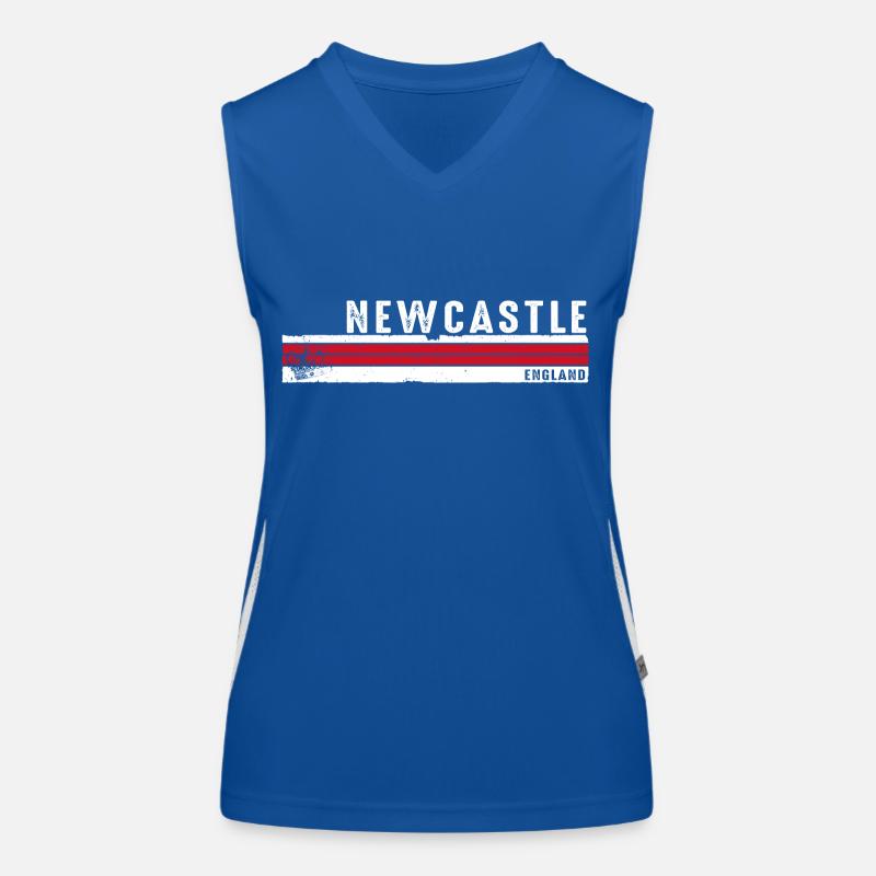 Newcastle - Englands historisches Erbe Funktionelles Kontrast-Tank Top für Frauen