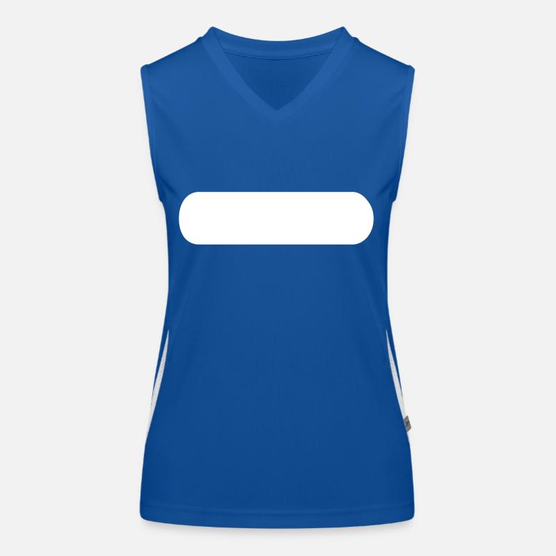 Minus symbol math vector Women's Functional Contrast Tank Top