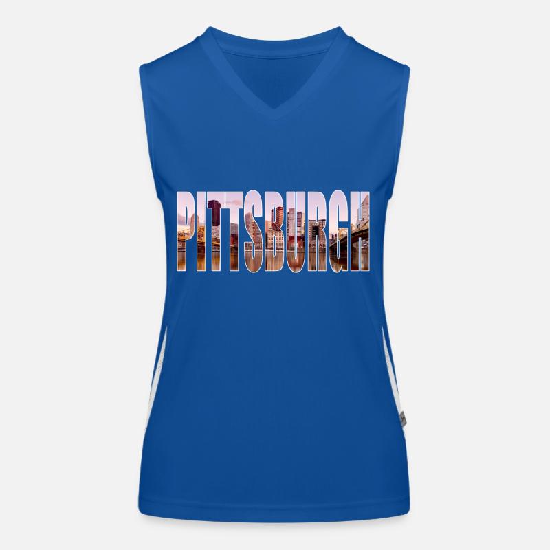 pittsburgh Pennsylvanie Débardeur respirant contrasté Femme