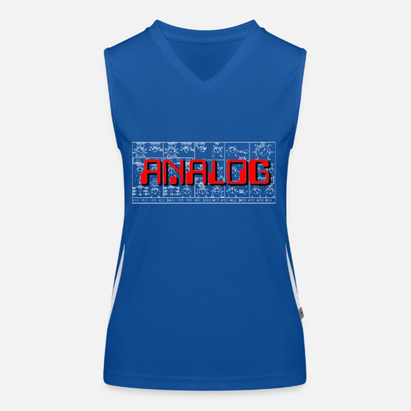 Analog Funktionelles Kontrast-Tank Top für Frauen