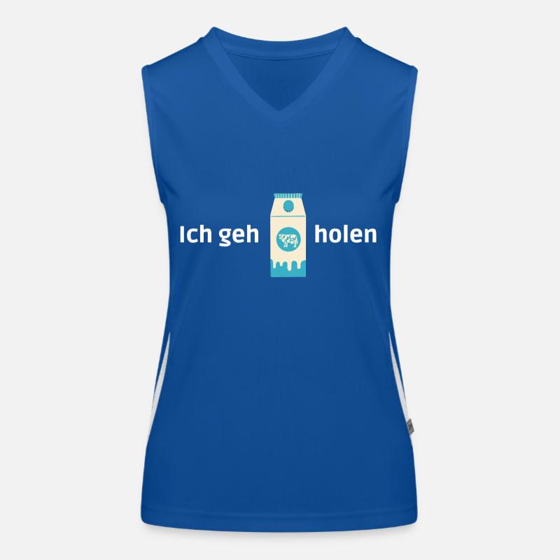 Milch holen Funktionelles Kontrast-Tank Top für Frauen