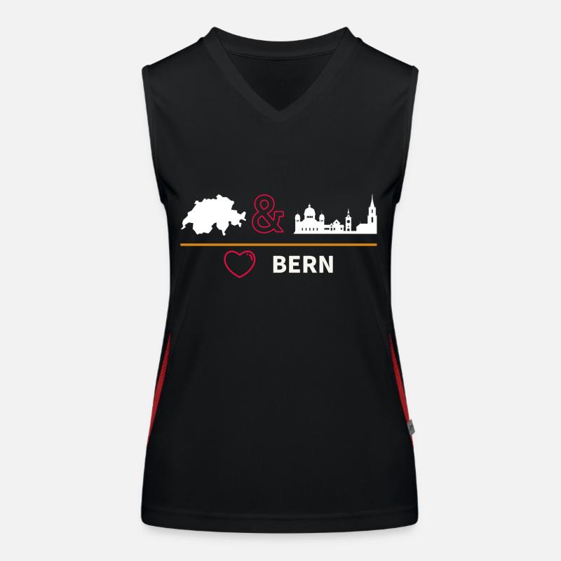 BERN Funktionelles Kontrast-Tank Top für Frauen