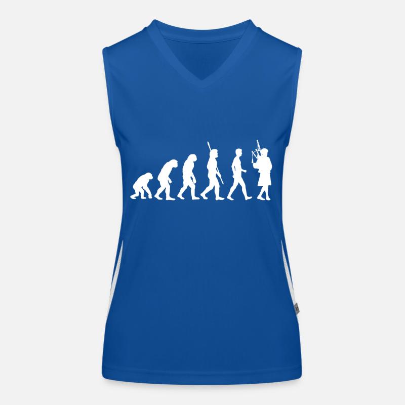 Cornemuse Évolution Écosse Musique Cornemuseur Débardeur respirant contrasté Femme