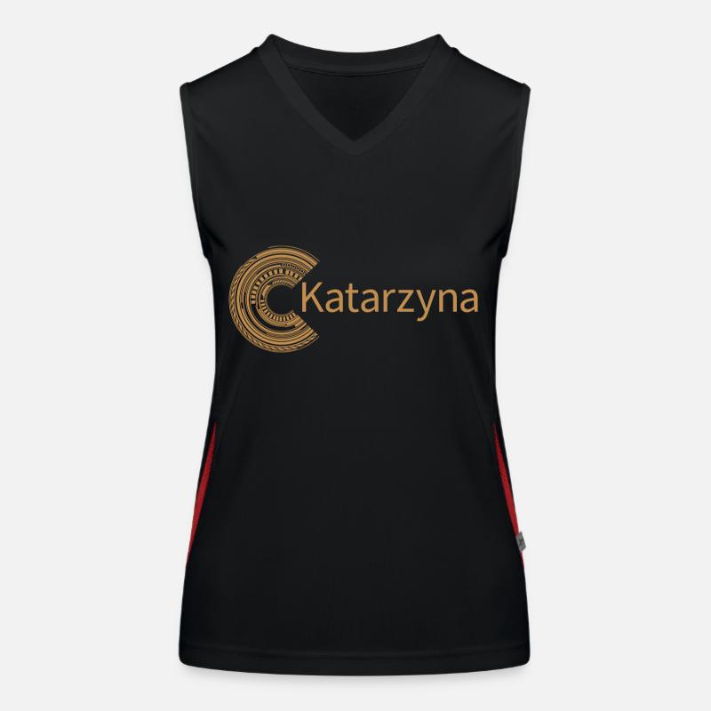 Für Katarzyna Funktionelles Kontrast-Tank Top für Frauen