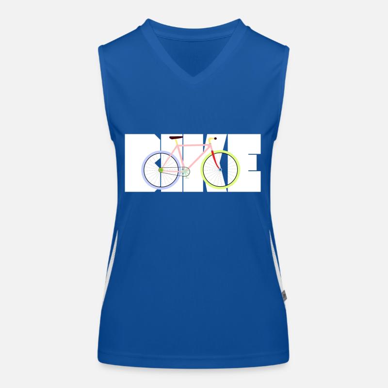 Single Speed bunt Funktionelles Kontrast-Tank Top für Frauen
