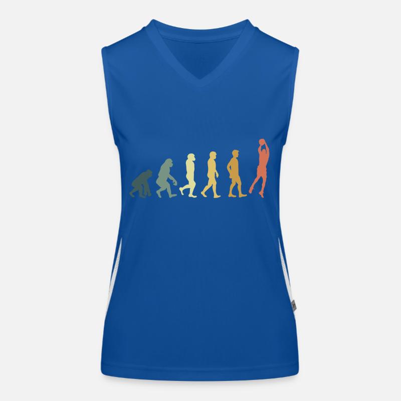Evolution basketball Débardeur respirant contrasté Femme