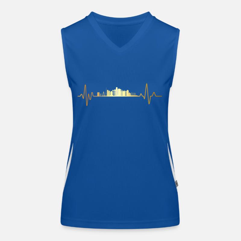Kansas heartbeat Women's Functional Contrast Tank Top
