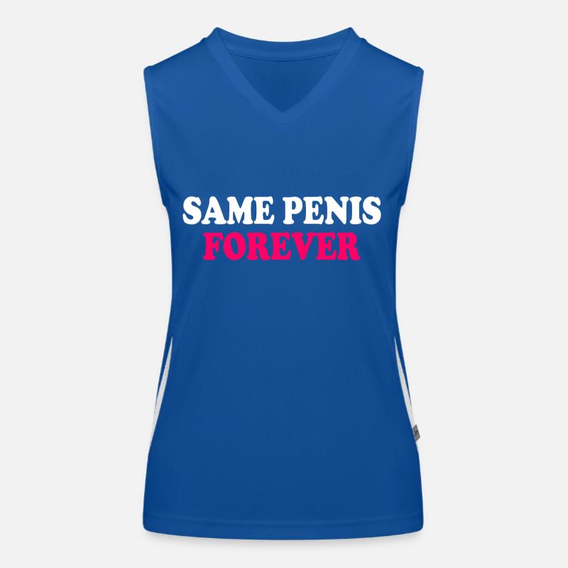 Same penis forever Débardeur respirant contrasté Femme