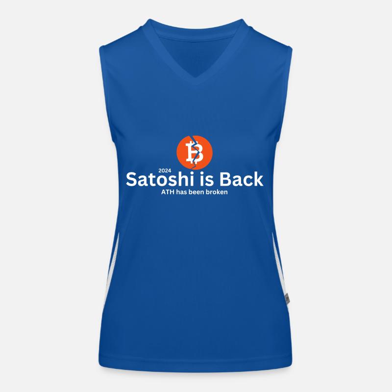 Bitcoin, Kryptowährungen, Geschenk, Crypto Funktionelles Kontrast-Tank Top für Frauen