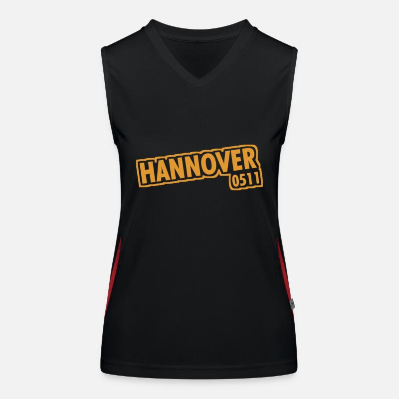 Hanover - 0511 - Area Code - Lower Saxony Women's Functional Contrast Tank Top