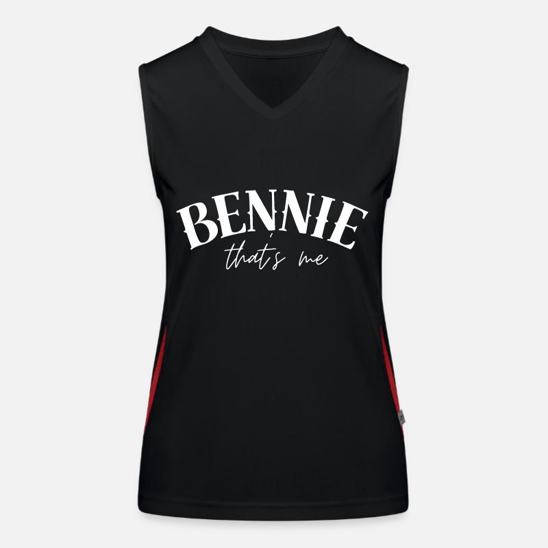 Bennie Benjamin Ben Benni Nom Débardeur respirant contrasté Femme