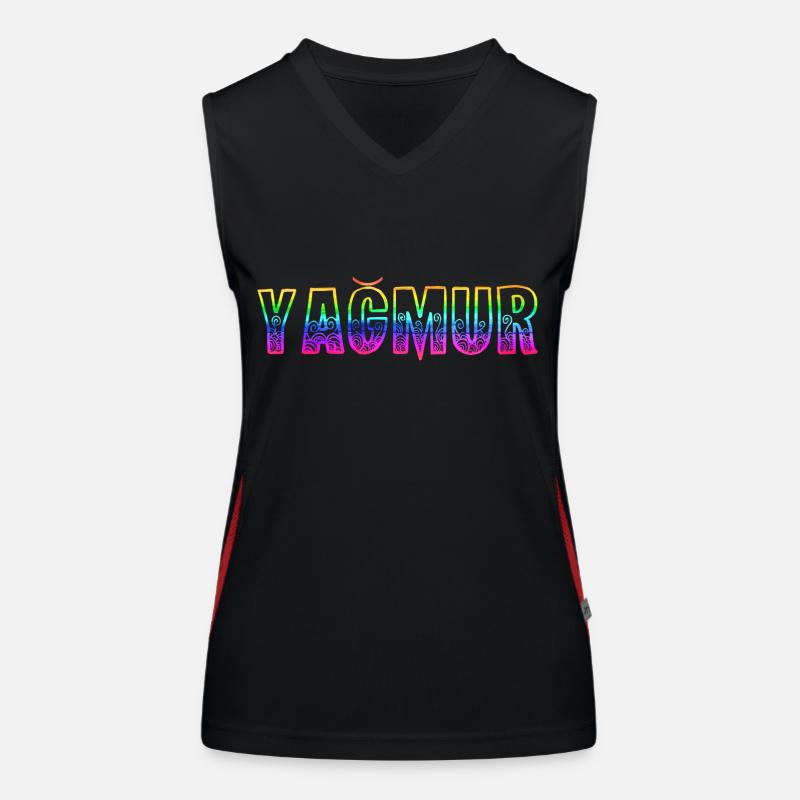 yağmur rs regenbogen Funktionelles Kontrast-Tank Top für Frauen