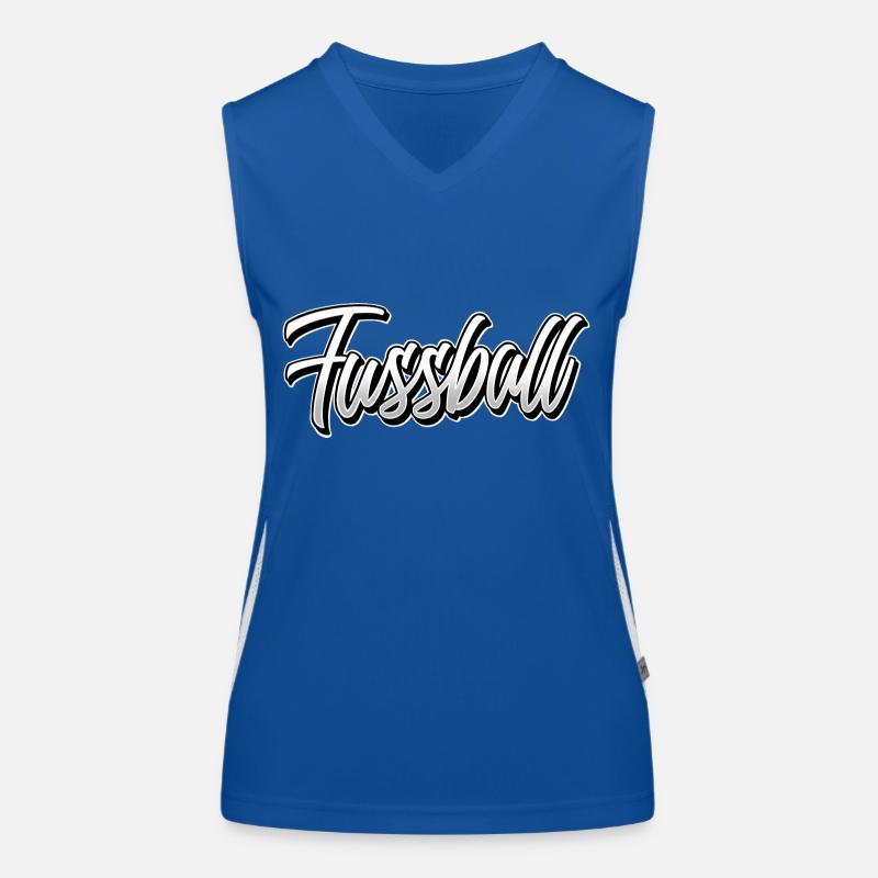Fussball Funktionelles Kontrast-Tank Top für Frauen