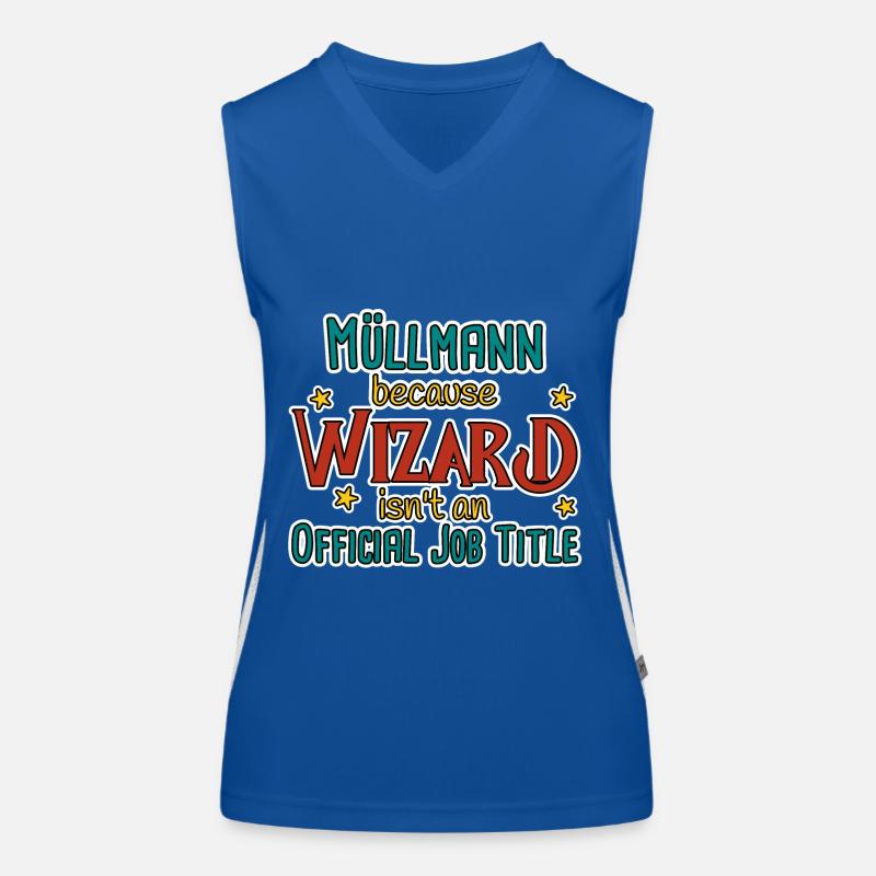 Müllmann Wizard Funktionelles Kontrast-Tank Top für Frauen