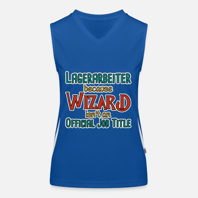 Warehouse Worker Wizard Women's Functional Contrast Tank Top