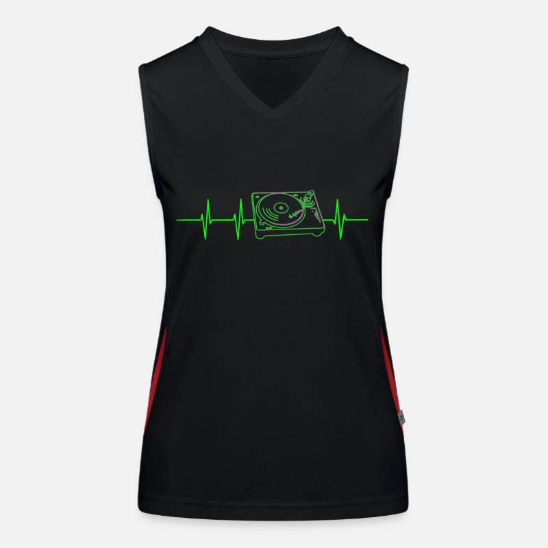 Turntable Frequency Women's Functional Contrast Tank Top