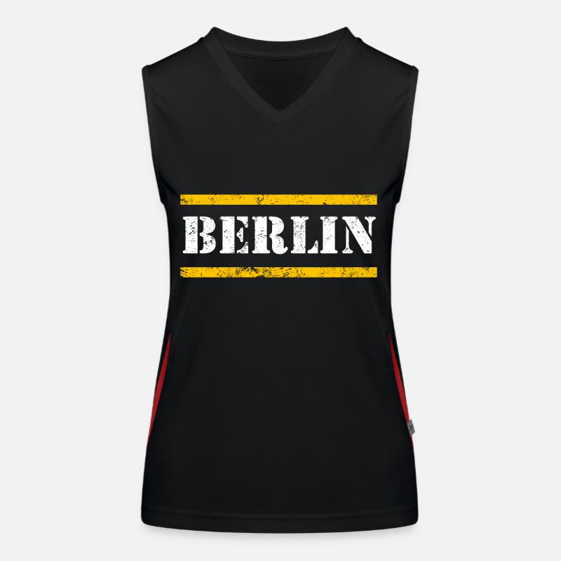 Berlin Débardeur respirant contrasté Femme