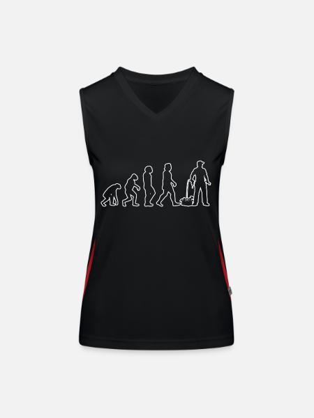 Craftsman Mechanic Craftsman Screwdriver - Women's Functional Contrast Tank Top - black/red - Front