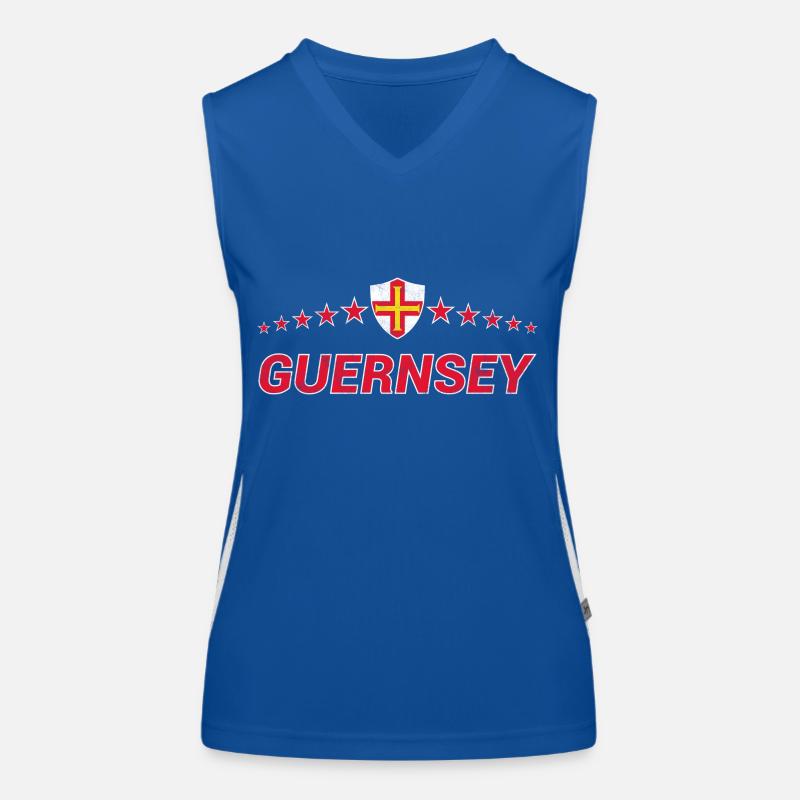 Guernsey Funktionelles Kontrast-Tank Top für Frauen