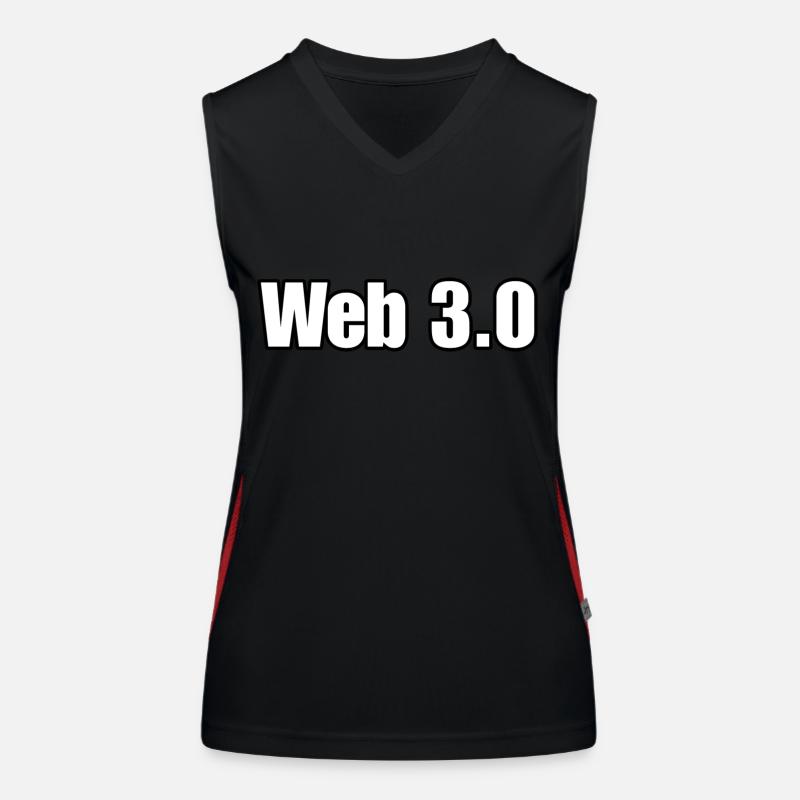 Web 3.0, Finanzen, Krypto-Handel, Tech-Addict Funktionelles Kontrast-Tank Top für Frauen
