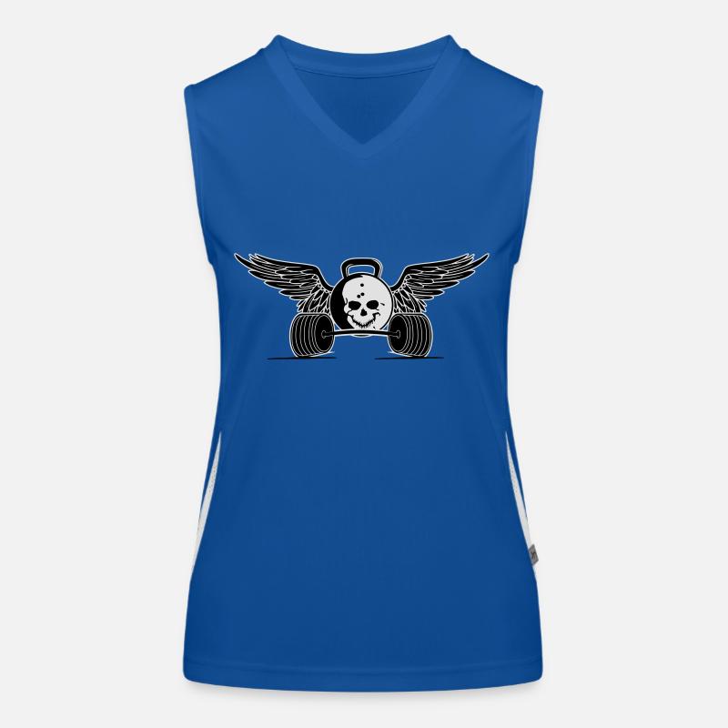 hantel Funktionelles Kontrast-Tank Top für Frauen