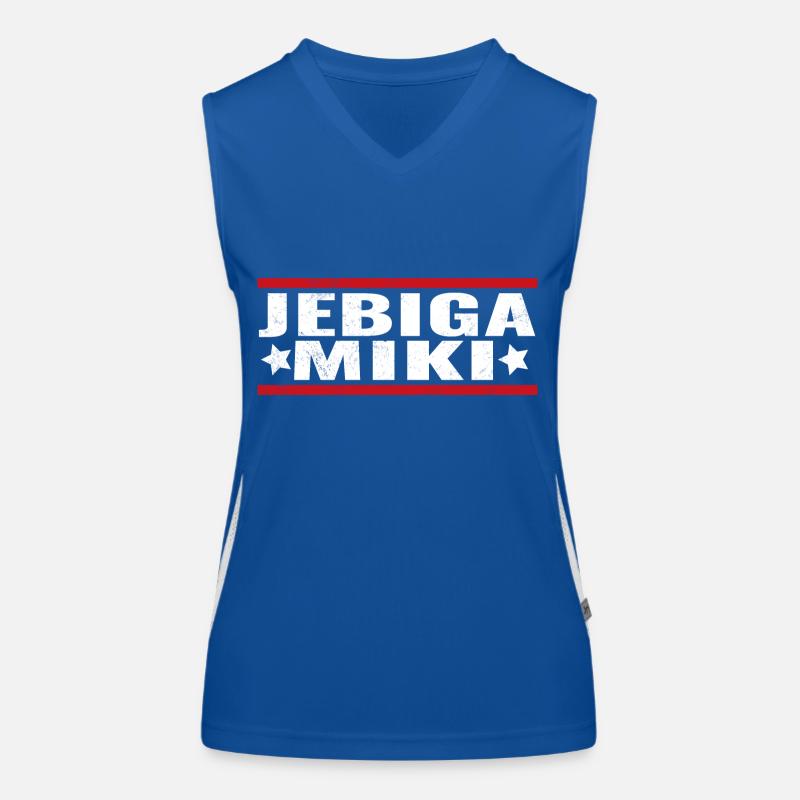Jebiga Miki Design Funktionelles Kontrast-Tank Top für Frauen